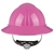 Casco de seguridad Milenium Class Full Brim-ROSA con Suspensión cremallera Plástica - 902408 - D&G Seguridad Industrial