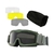 ANTIPARRAS TÁCTICAS INTERCAMBIABLES – LENTES MOTO / AIRSOFT / PAINTBALL - D&G Seguridad Industrial