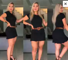 Vestido Curto Básico Babadinho