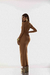 VESTIDO LONGO GOLA ALTA LUIZA