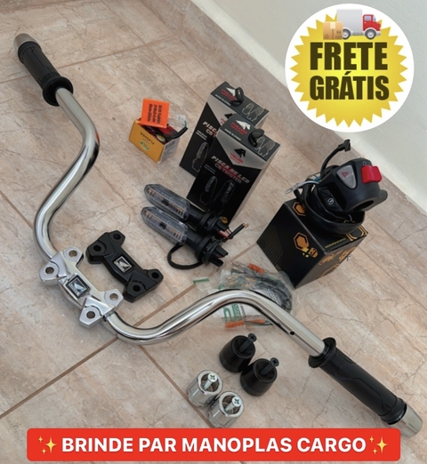 KIT MOTO CHAVE + BRINDE MANOPLA CARGO