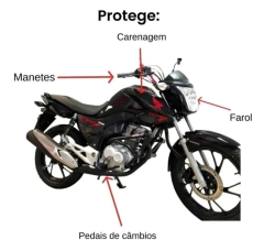 PROTETOR STUNT RACE CG 160 TODAS - Tavares160 Moto Parts