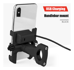 SUPORTE CELULAR ALUMINIO COM CARREGADOR