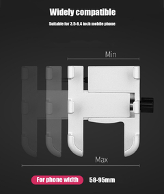 SUPORTE CELULAR ALUMINIO COM CARREGADOR - comprar online