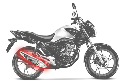 PROTETOR ESCAPE CROMADO CG 160 Todos Moledos