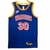 Regata azul do Golden State Warriors 2021/22 com número 30 e detalhes em amarelo e vermelho- Regata Warriors 30 Curry - Ragata Azul do Warriors 30 - Camisa Azul do Warriors Curry