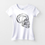Camiseta Feminina Crânio Perfil Caveira - loja online