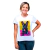 Camiseta Feminino Cão De Óculos Colorida Cachorro Bulldog Md3 - Macfly Estampas