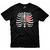 Camiseta Masculina Esqueleto Humano Coração SILK
