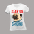 Camiseta Feminina Continue Sorrindo Keep On Smiling Pet Cachorro Pug - Macfly Estampas