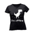 Camiseta Feminina I'm Offline Estou Offline Dinossauro Geek