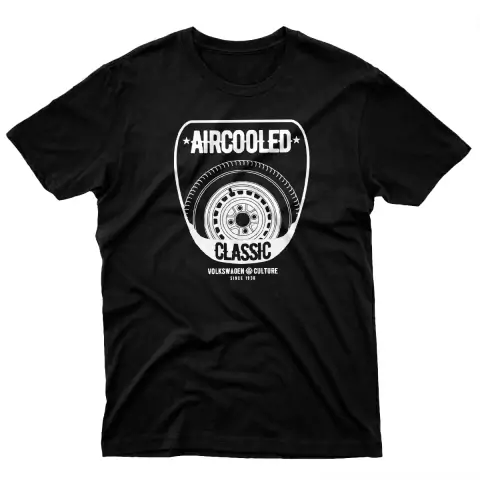 Camiseta Masculina Fusca Air Cooled Carro Vw Classic Capô