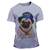 Camiseta Masculina Pet Cachorro Pug Life na internet