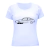 Camiseta Feminina Gol Gts Contorno Carro Antigo Volkswagen - loja online