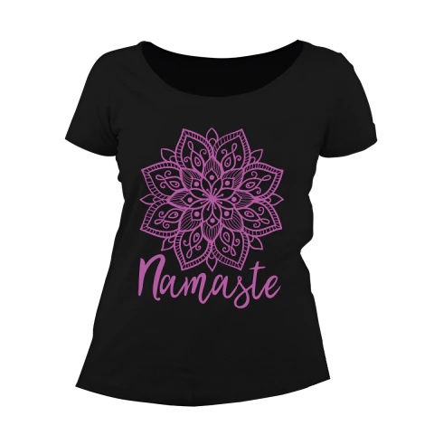 Blusa Feminina Yoga Namaste Mandala Batinha Soltinha