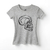 Camiseta Feminina Crânio Perfil Caveira na internet
