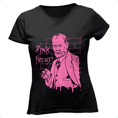 Camiseta Feminina Pink Freud Banda Rock