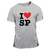 Camiseta Masculina Eu Amo São Paulo Sp Love Brasil - Macfly Estampas