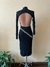 Vestido preto golinha Lá Lina - comprar online
