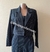 Blazer Cropped Risca de Giz Isy