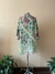 Camisa floral estampada preta e branca - comprar online