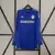 Camisa Chelsea Manga Longa Retrô 2012/13 - Torcedor Adidas Masculina - Azul e Dourado