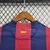 Camisa Barcelona Retrô Manga Longa 2014/15 Torcedor Nike Masculina - Azul e Vermelha