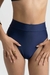 Calcinha Biquíni Aruá Marinho - AUMA SWIM
