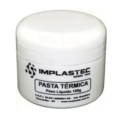 Pasta Térmica de Silicone Branca Pote 100g Implastec