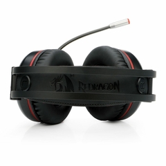 Headset Gamer Redragon Minos Preto e Vermelho USB Som Surround 7.1 Virtual com LED Vermelho H210 - Index Store - Informática e Eletrônicos