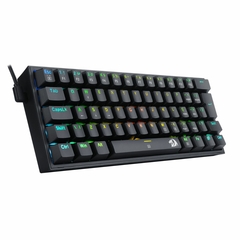 Teclado Mecanico Gamer Redragon Fizz RGB Preto Switch Marrom ABNT2 K617-RGB-B-PT-BROWN - comprar online