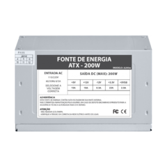 Fonte de Alimentação ATX 200W VKOEM Bivolt na internet