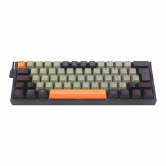 Teclado Mecânico Gamer Fizz RGB Laranja, Cinza e Preto Switch Marrom na internet