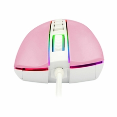 Imagem do Mouse Gamer Cobra RGB Rosa com Branco