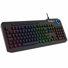 Teclado Membrana Gamdias Ares P2 Preto ABNT2 Full Size Iluminação RGB - Index Store - Informática e Eletrônicos