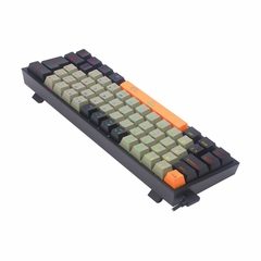 Teclado Mecânico Gamer Fizz RGB Laranja, Cinza e Preto Switch Marrom - loja online