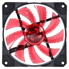 Cooler Fan VX GAMING Vlumi 15 Pontos de LED 120X120mm Vermelho - comprar online