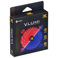 Cooler Fan VX GAMING Vlumi 33 Pontos de LED 120X120mm Azul - loja online