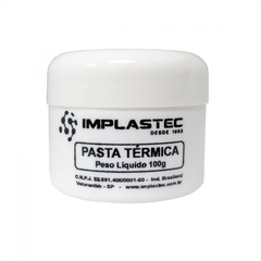 Pasta Térmica de Silicone Branca Pote 100g Implastec - comprar online