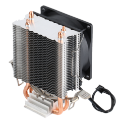 Cooler Processador T-Dagger SIV Preto 2 Heatpipes TDP 85W Intel e AMD - loja online