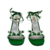 Sandália Valentino Free Rockstud - Verde - loja online