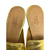 Gucci Mules Metalizado - loja online