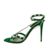 Sandália Valentino Free Rockstud - Verde - Desapego Glamour