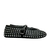 Alaïa Strass Lambiskin Ballet Flats - comprar online