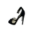Jimmy Choo Alva com salto 120