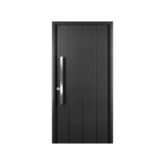 Puerta exterior Eterna Modelo 1115 Grafito con barral de ac. Inox. MCH | Oblak - comprar online