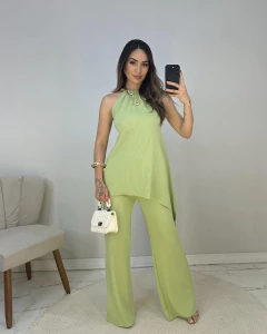 Conjunto Assimétrico Canelado (Regata)