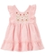 Vestido Carters em crepe com bordado