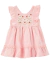 Vestido Carters em crepe com bordado