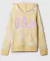 Moletom logo GAP Casaco Infantil Amarelo Girasol
